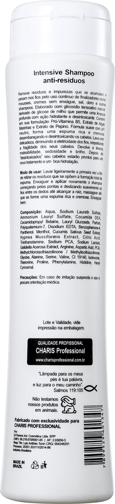 Charis Intensive Anti-Resíduos - Shampoo 300ml