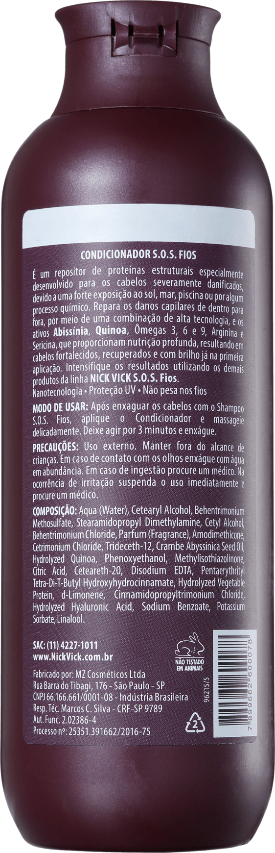 Nick & Vick PRO-Hair S.O.S Fios - Condicionador 250ml