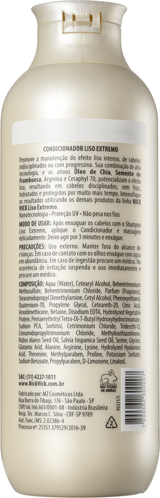 Nick & Vick PRO-Hair Liso Extremo - Condicionador 250ml