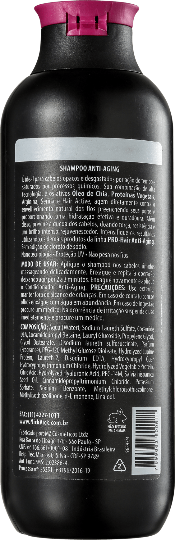 Nick & Vick PRO-Hair Preenchimento Capilar - Shampoo 250ml