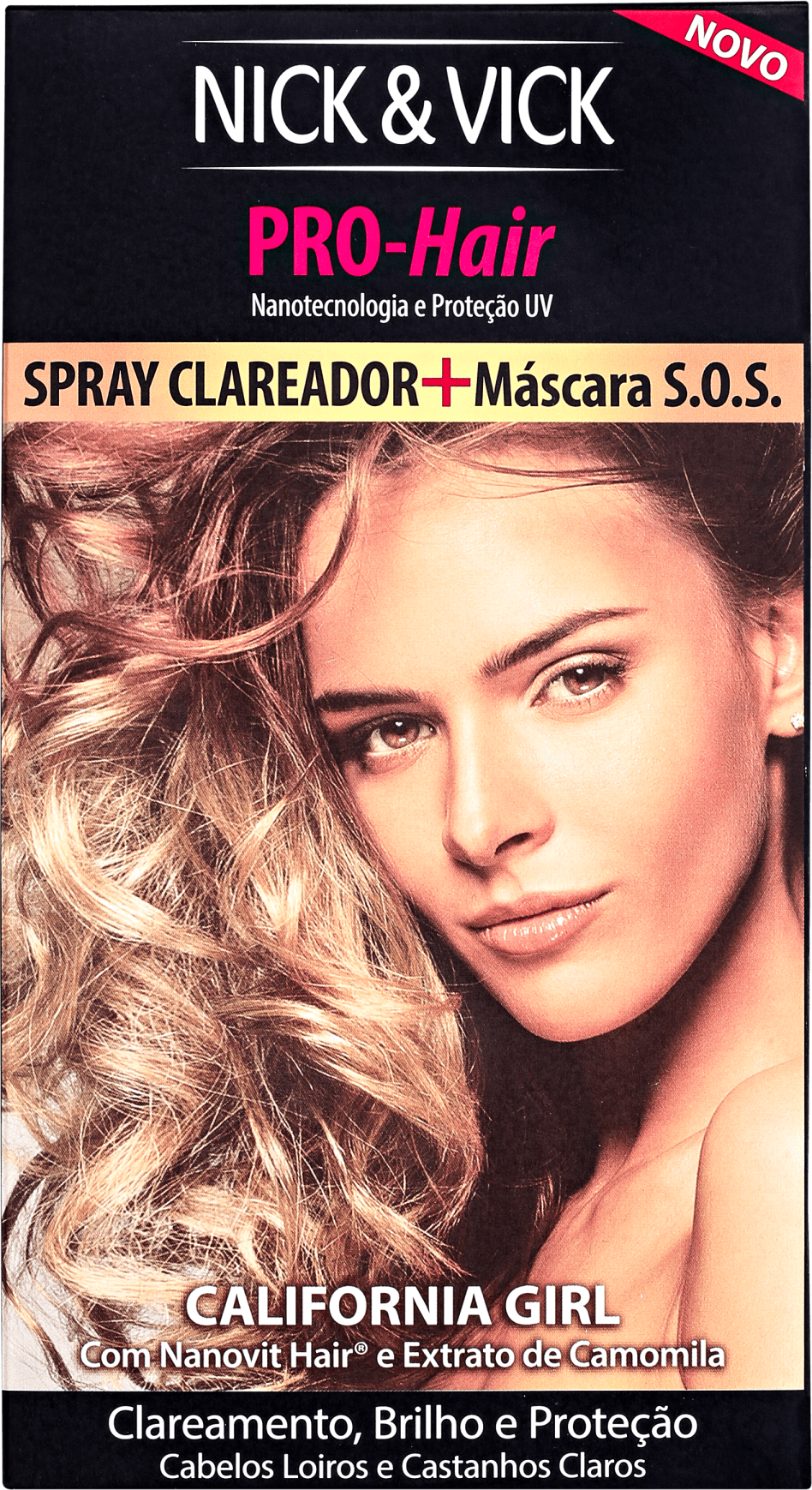 Nick & Vick PRO-Hair California Girl - Spray Clareador + Máscara S.O.S