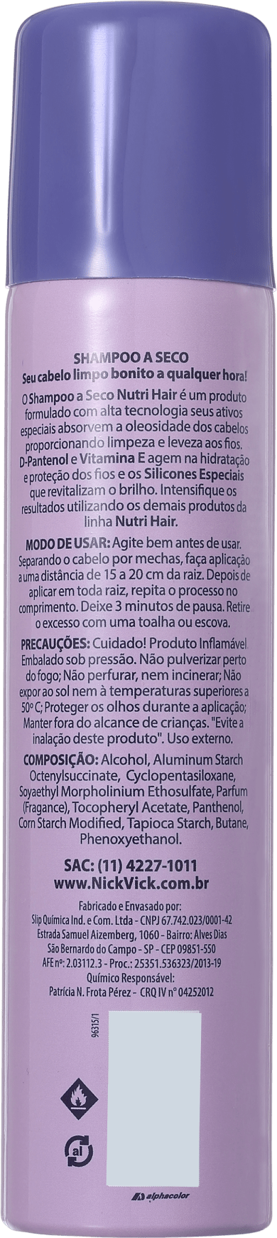 Nick & Vick NUTRI-Hair - Shampoo a Seco 150ml