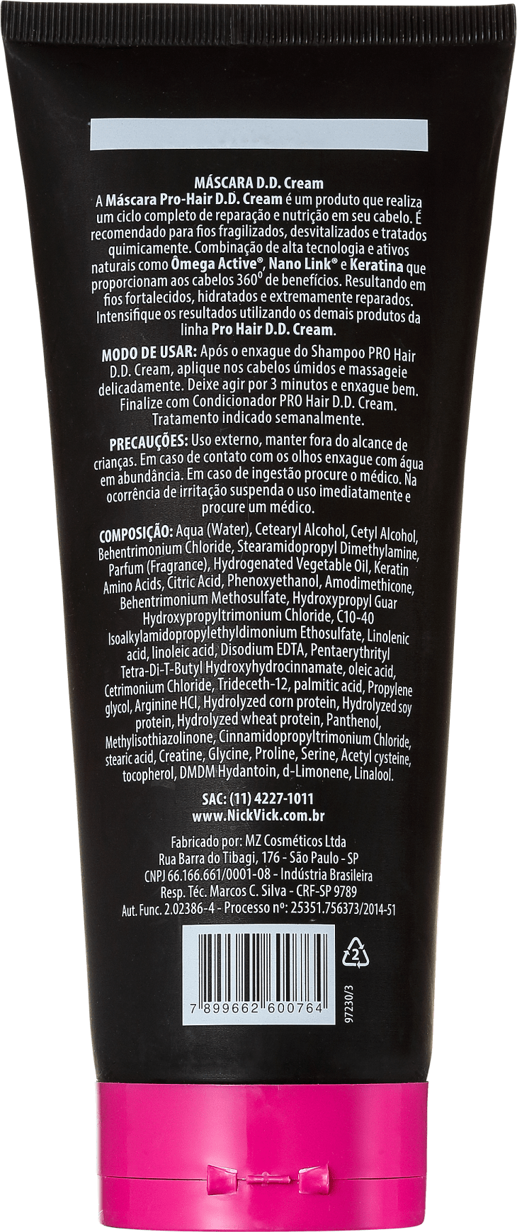 Nick & Vick PRO-Hair D.D. Cream 360º - Máscara de Tratamento 200ml