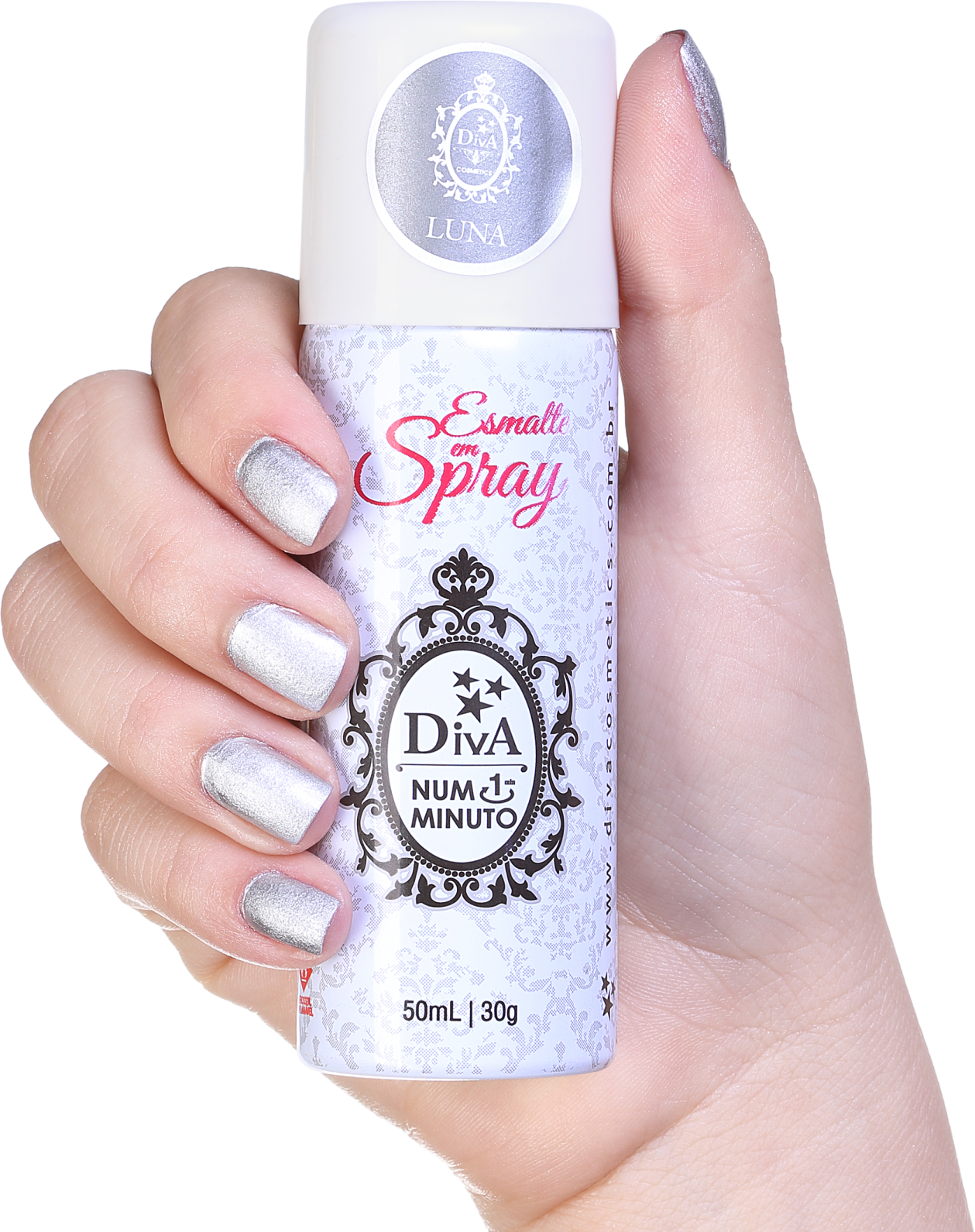 Diva Cosmetics Luna - Esmalte em Spray Metálico 50ml