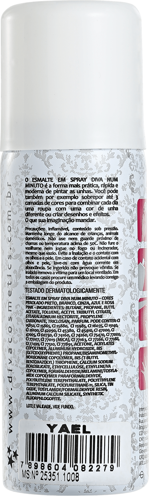 Diva Cosmetics Yael - Esmalte em Spray Perolado 50ml