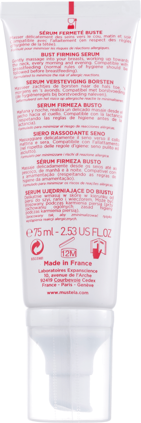Mustela Maternité - Sérum Firmador para Seios 75ml