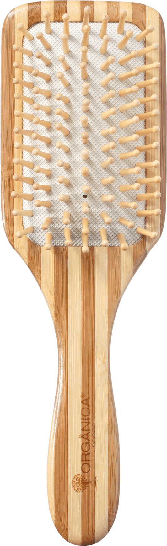 Orgânica Bambu Quadrada - Escova de Cabelo