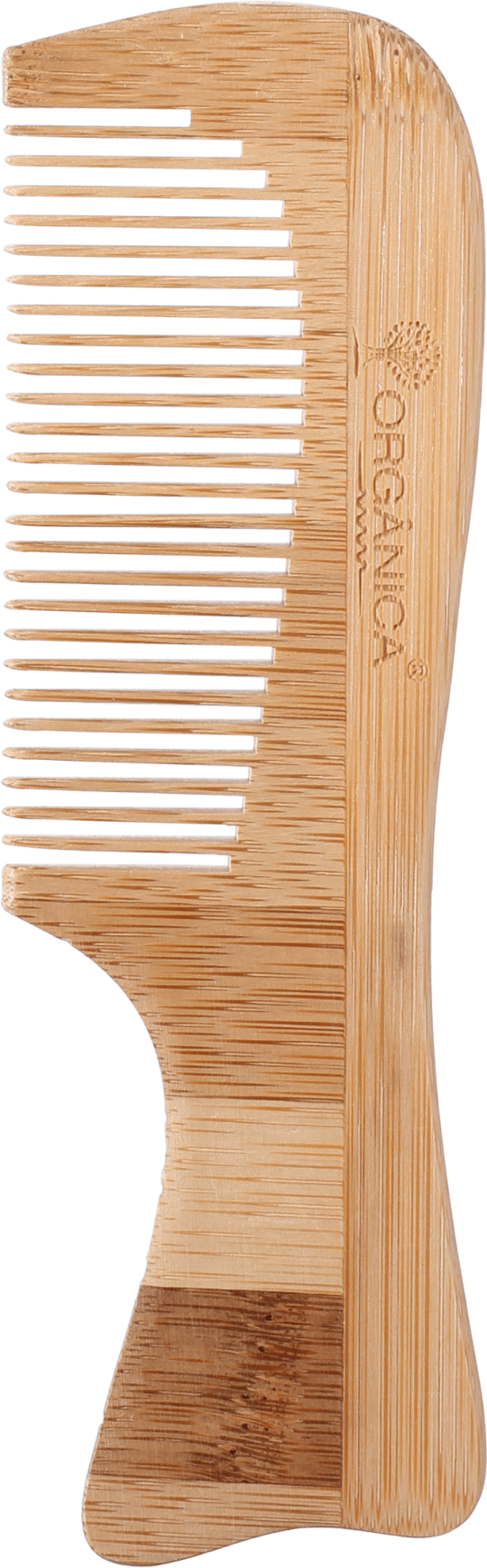 Orgânica Bambu Cabo Médio - Pente de Cabelo