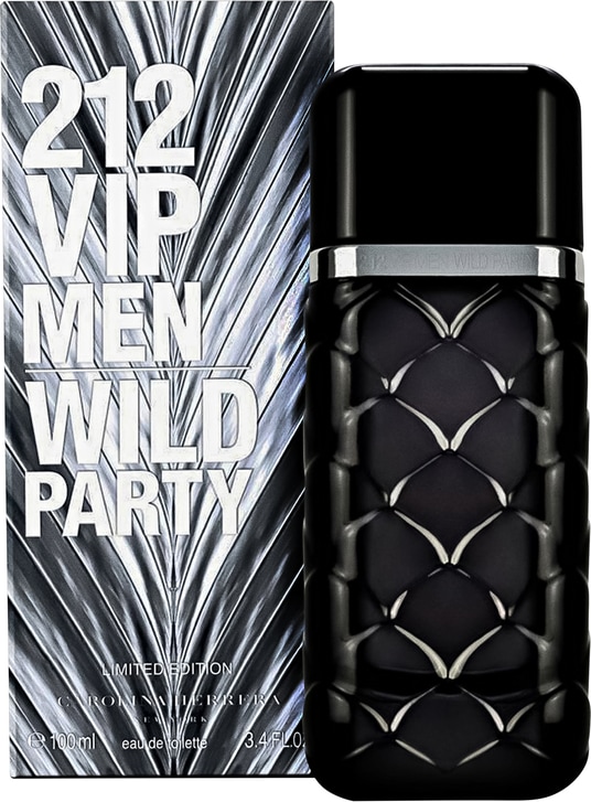 212 VIP Men Wild Party Carolina Herrera Eau de Toilette - Perfume Masculino 100ml