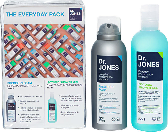 Kit Dr. Jones The Everyday Pack (2 produtos + Estojo)
