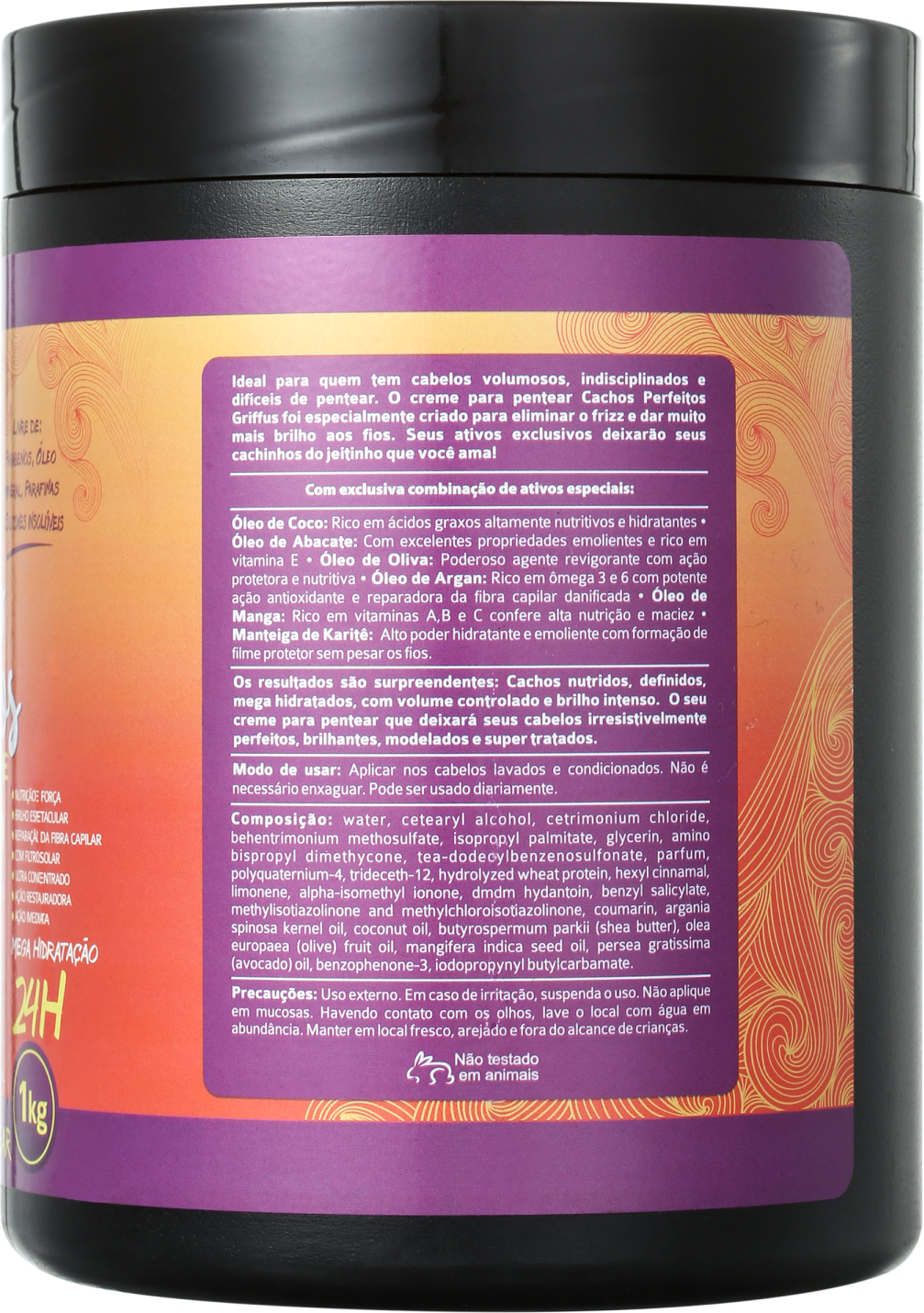 Griffus Amo Cachos Perfeitos - Creme de Pentear 1000g