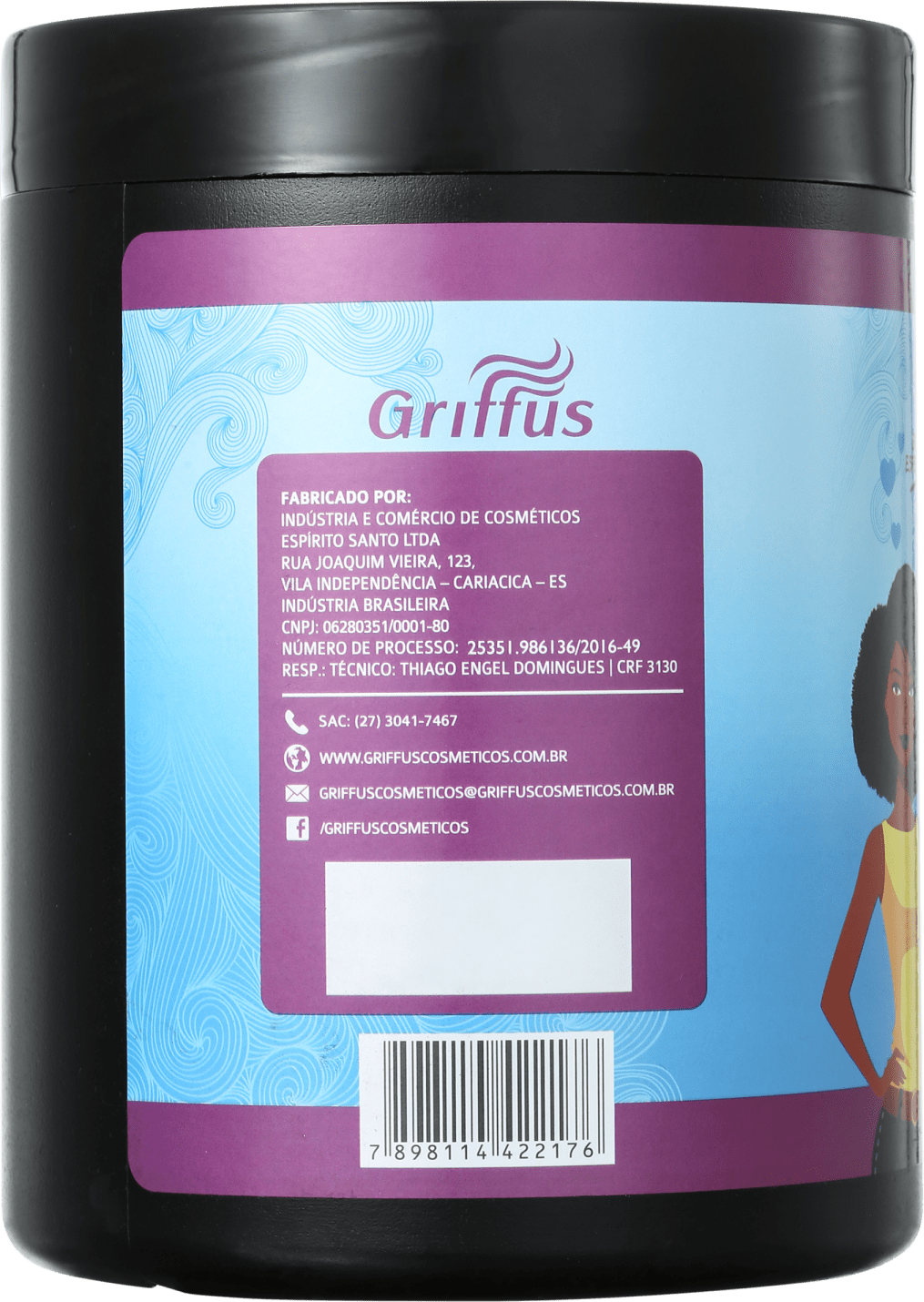 Griffus Amo Cachos Vibrantes - Ativador de Cachos 1000g
