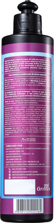 Griffus Amo Cachos Vibrantes - Ativador de Cachos 400ml