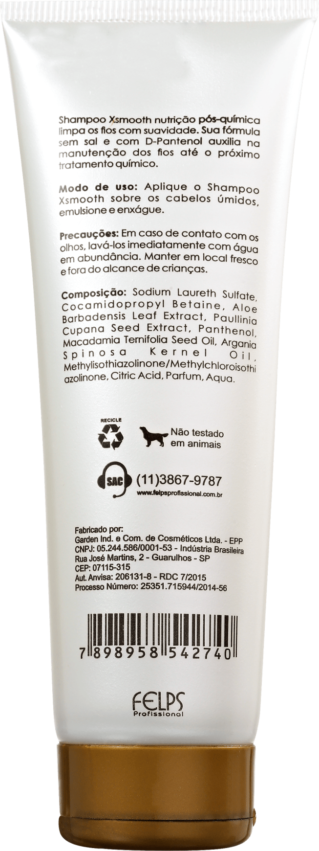 Felps Professional Xmix Smooth - Shampoo 250ml