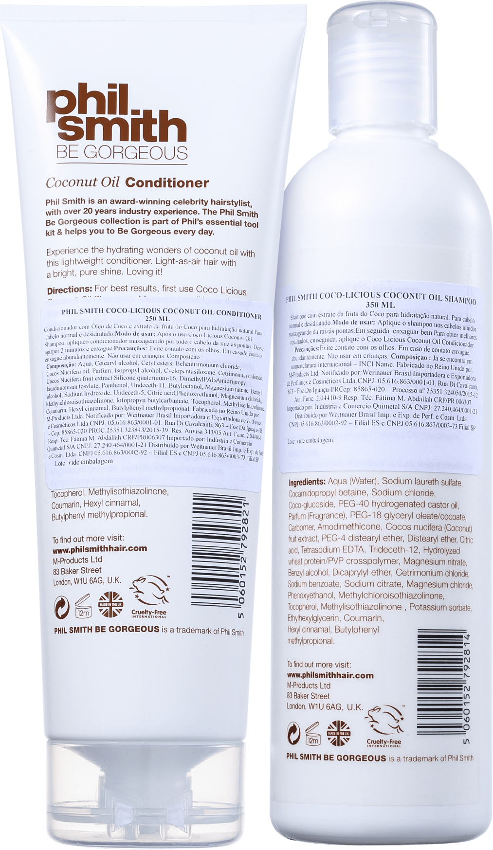 Phil Smith Coco-Licious Coconut Oil Duo Kit (2 Produtos)