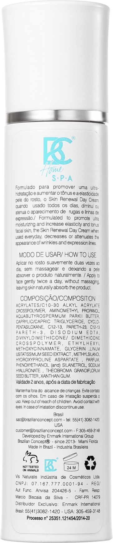 Brazilian Concept Skin Renewal DNA Protective Day - Creme Anti-Idade Diurno 50g