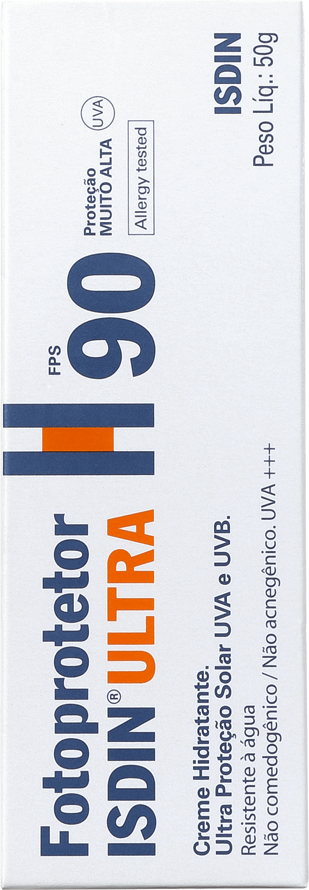 ISDIN Fotoprotetor Ultra FPS 90 - Protetor Solar Facial 50g