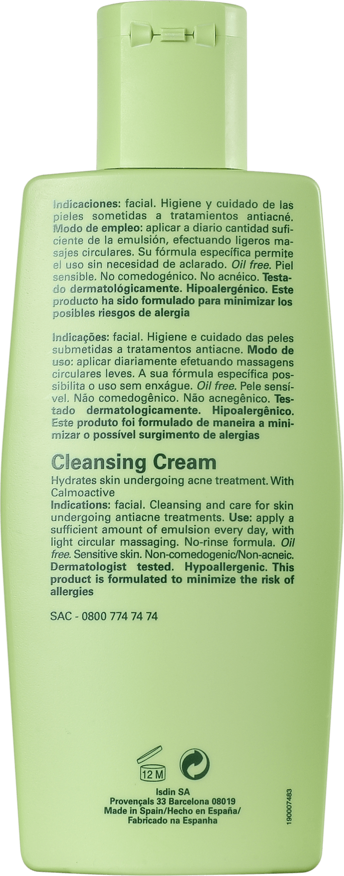 ISDIN Acniben Rx - Emulsão de Limpeza Facial 200ml