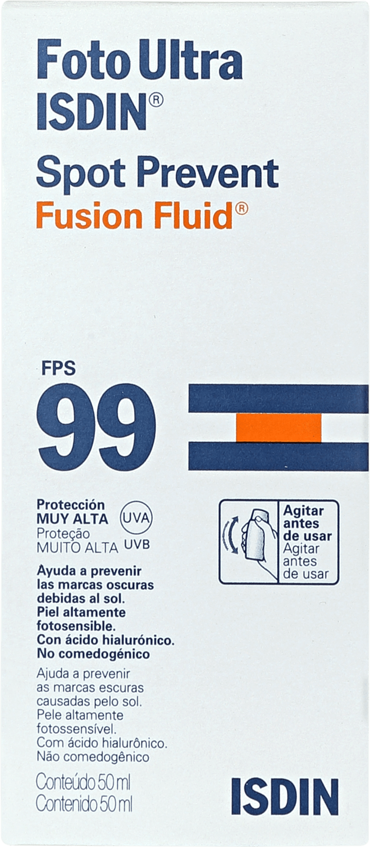ISDIN Foto Ultra Spot Prevent FPS 99 - Protetor Solar Facial 50ml