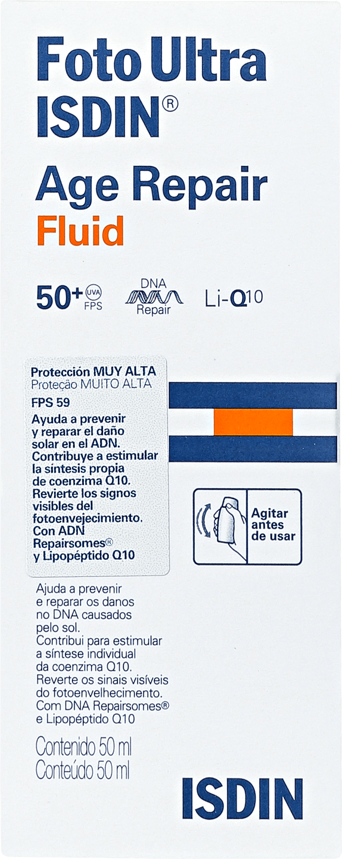 ISDIN Foto Ultra Age Repair FPS 50 - Protetor Solar Facial 50ml