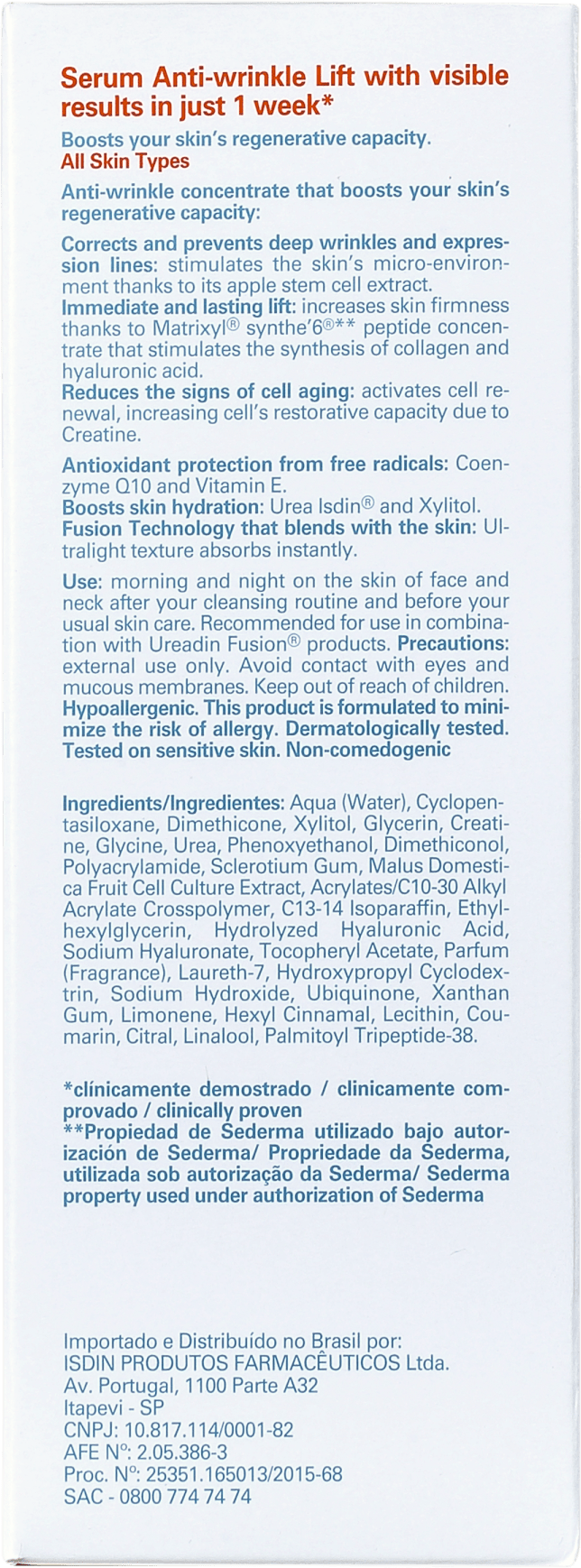 ISDIN Ureadin Fusion Lift - Sérum Anti-Idade 30ml