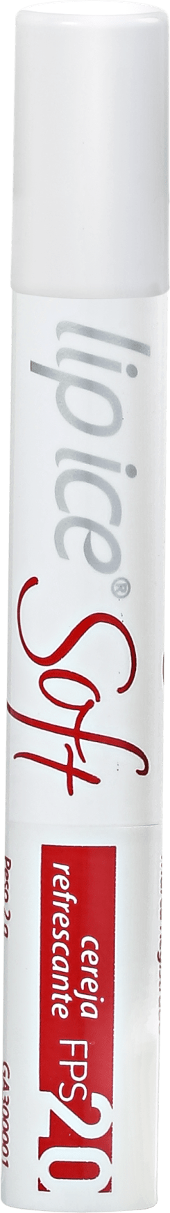 Lip Ice Soft Cereja Refrescante FPS 20 - Protetor Labial 2g