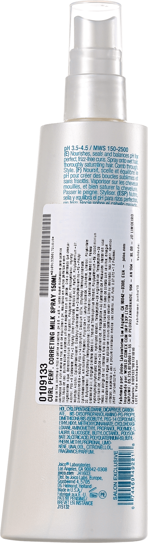 Joico Curl Perfected Correcting Milk - Spray Leave-in 150ml