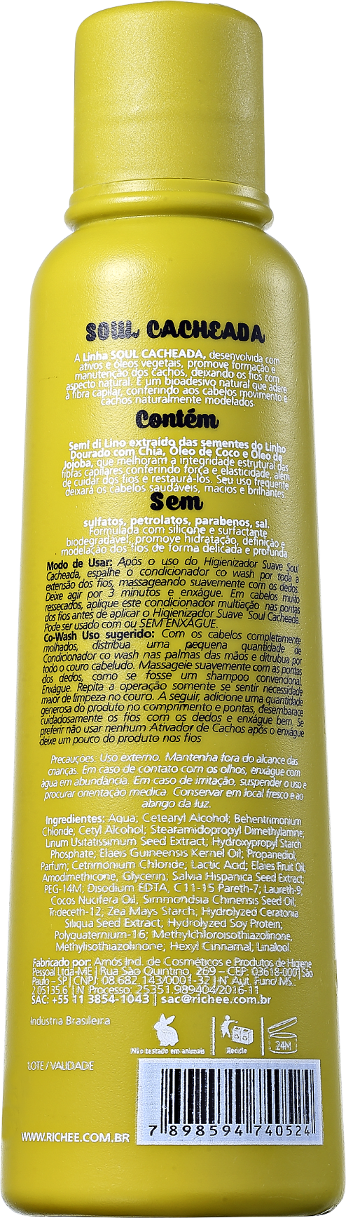 Richée Professional Soul Cacheada - Condicionador Co Wash 250ml