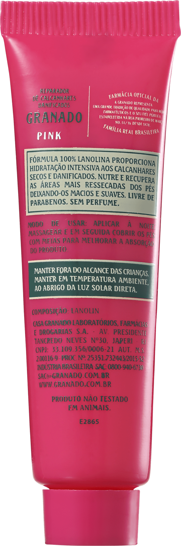 Granado Pink Reparador de Calcanhares Danificados - Creme para os Pés 20g