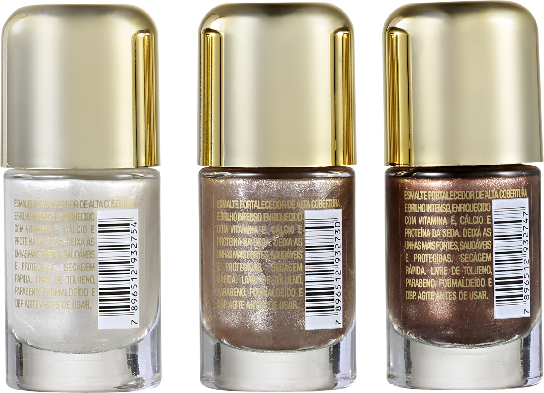 Kit Granado Pink Trio Melindrosas de Esmaltes