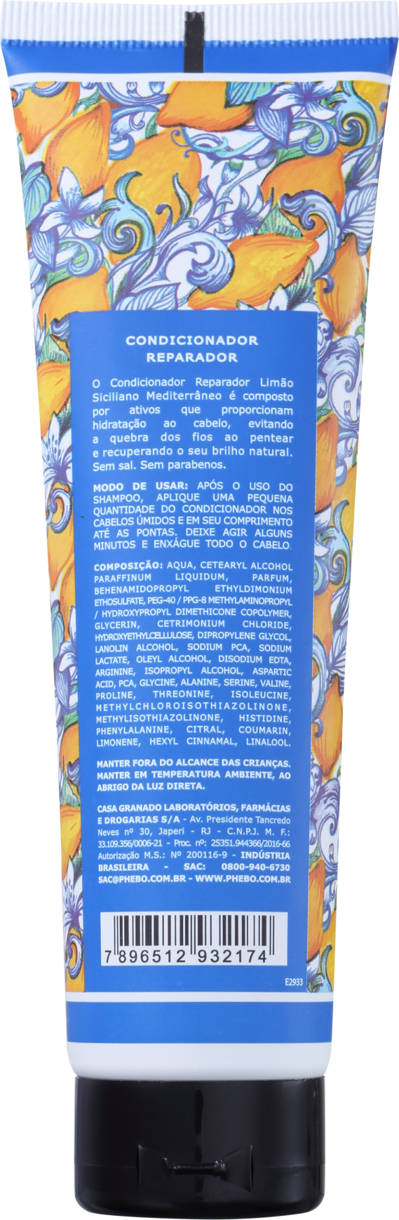 Phebo Mediterrâneo Limão Siciliano - Condicionador 150ml