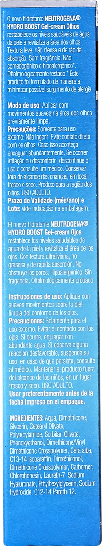 Neutrogena Hydro Boost Eye Roll-On - Hidratante para Área dos Olhos 15g
