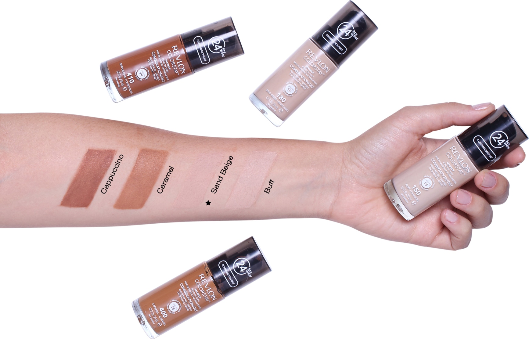 Revlon ColorStay Pele Mista e Oleosa Sand Beige - Base Líquida 30ml