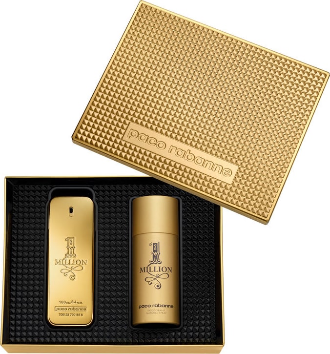 Conjunto 1 Million Edição Limitada Paco Rabanne Masculino - Eau de Toilette 100ml + Desodorante 150ml