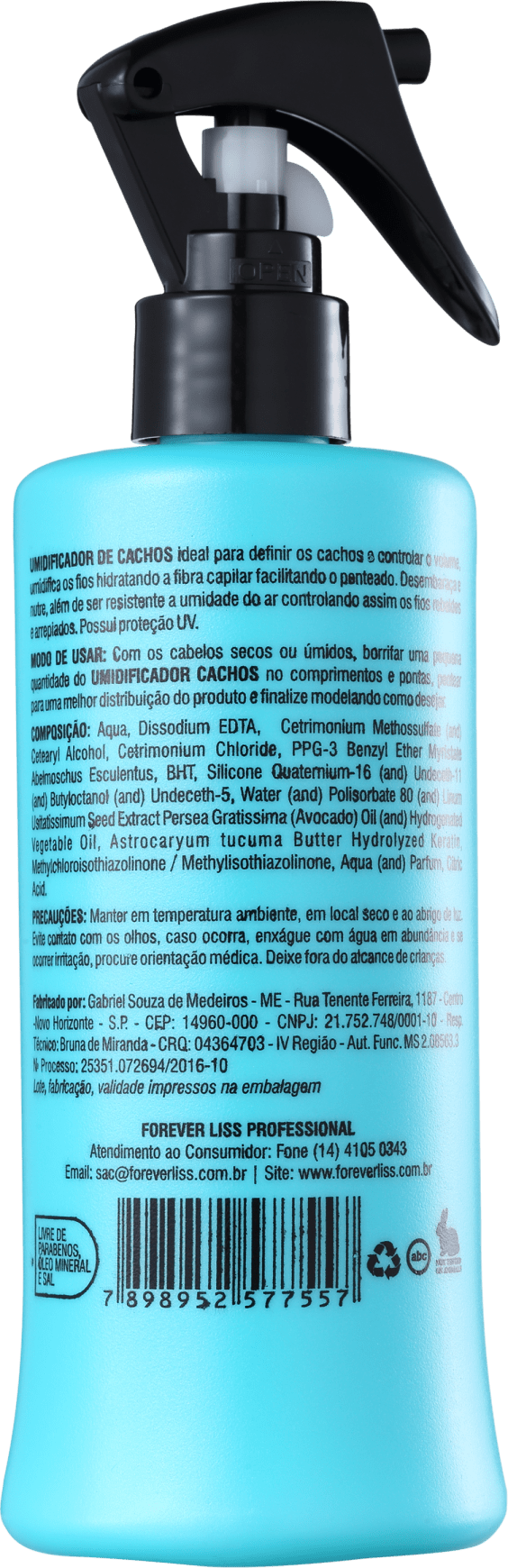Forever Liss Professional Cachos - Umidificador de Cachos 300ml