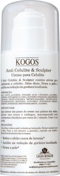 Ligia Kogos Anti Celulite & Sculpter - Creme para Celulite 150ml