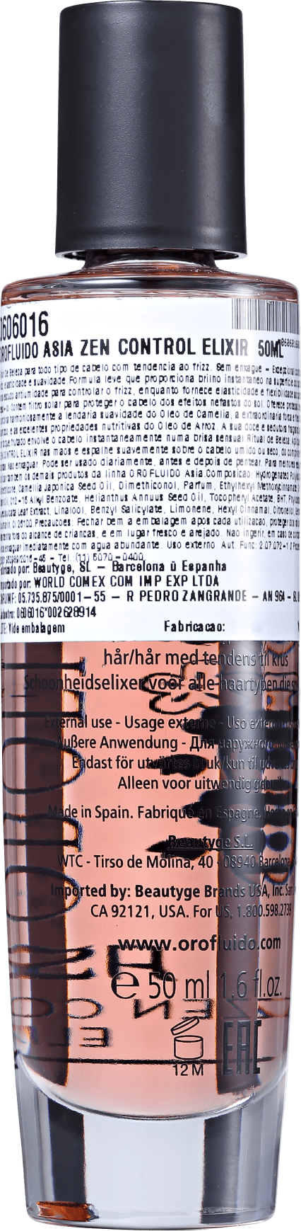 Orofluido Asia Zen Control Elixir - Sérum 50ml