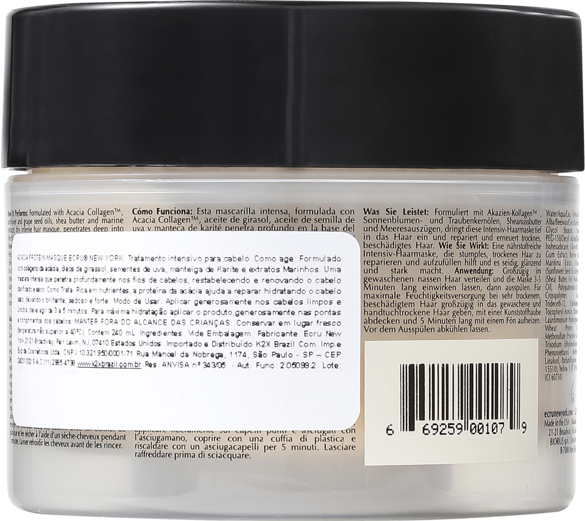Ecru New York Acacia Protein Masque - Máscara 240ml