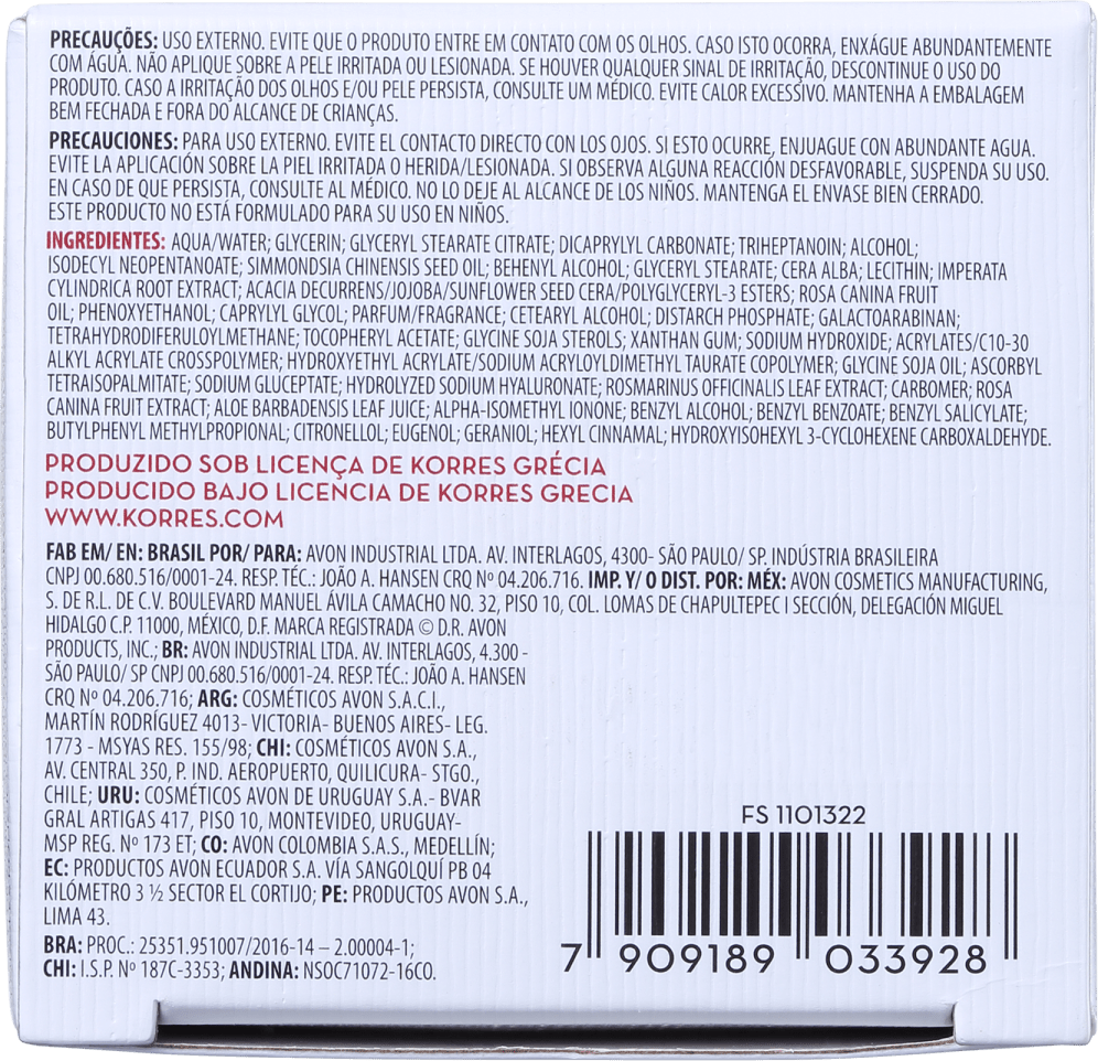 Korres Wild Rose - Creme Anti-Idade Noturno 40g