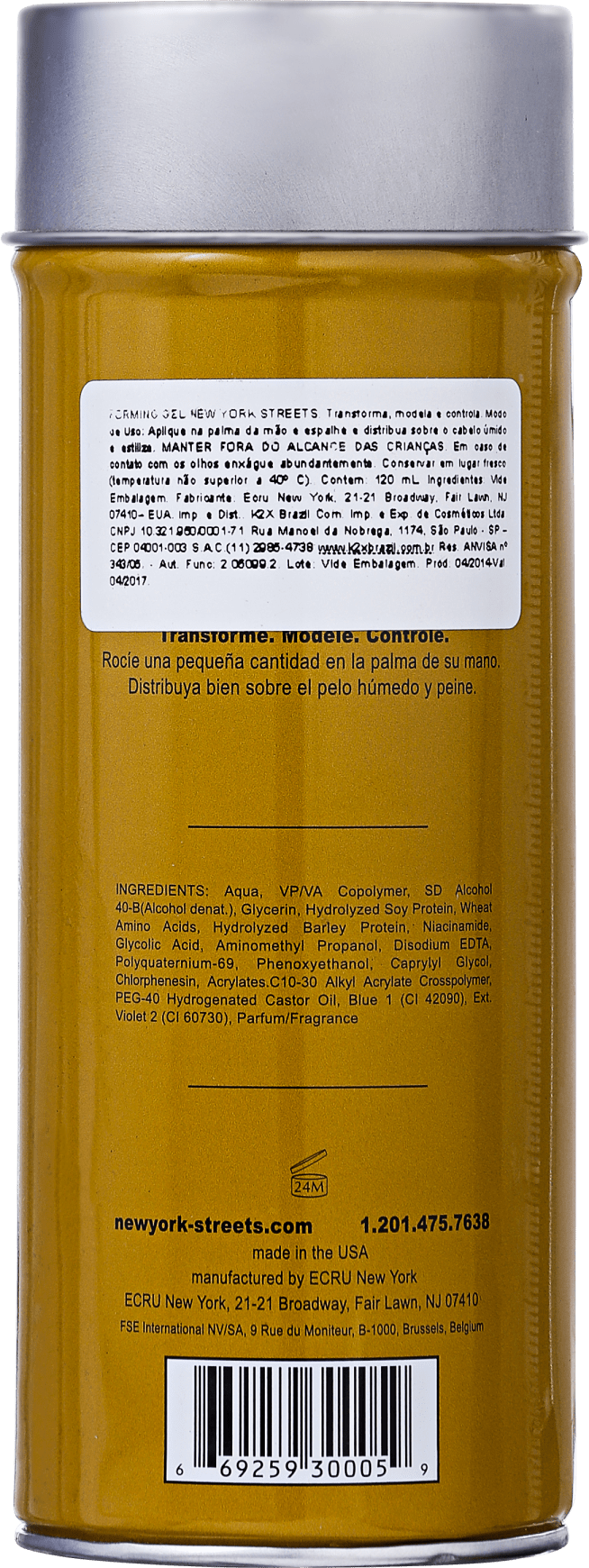 Ecru NY Streets Hair Culture Collection Forming - Gel 120ml