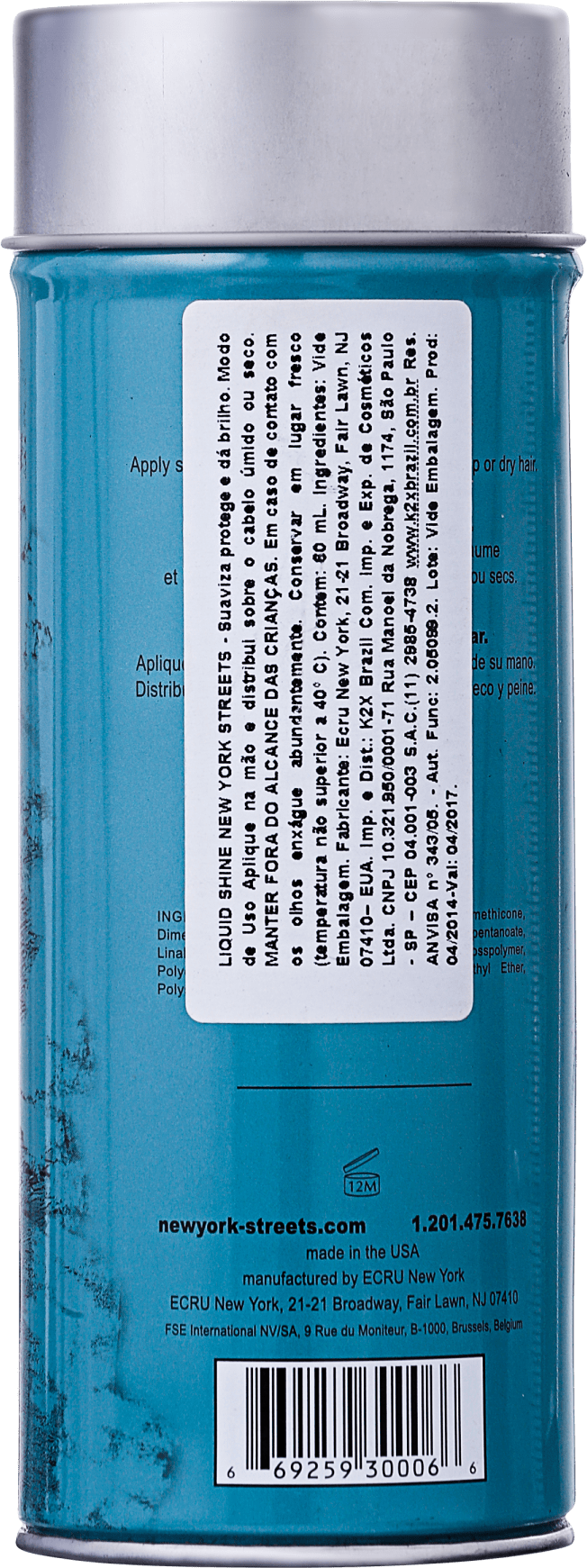 Ecru NY Streets Culture Collection Liquid Shine - Serum 60ml