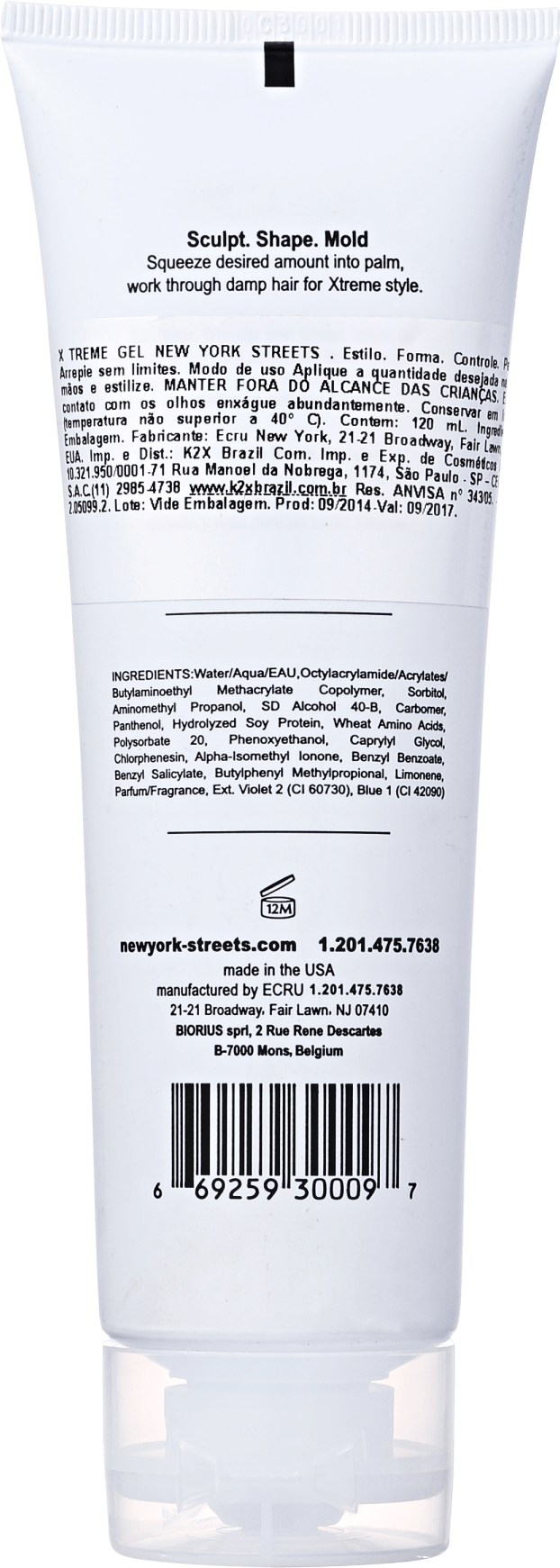 Ecru NY Streets Village Collection Xtreme - Gel 120ml
