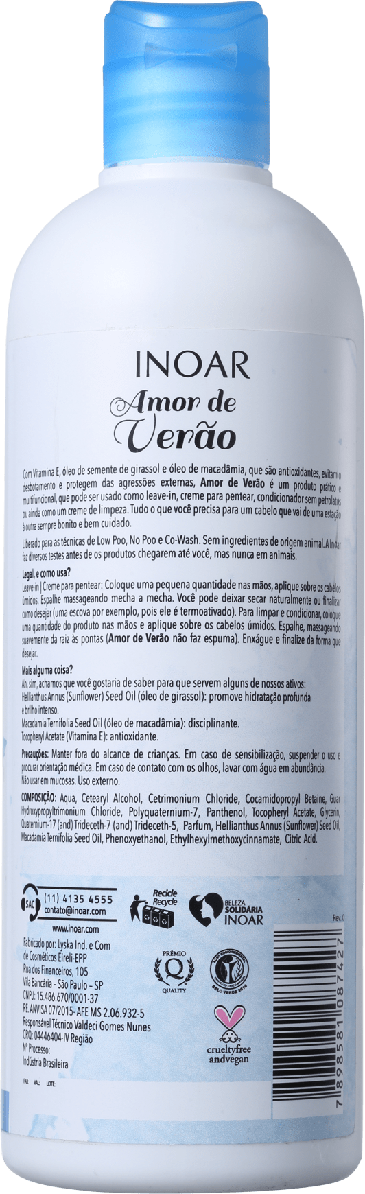 Inoar Amor de Verão - Condicionador Leave-in 500ml
