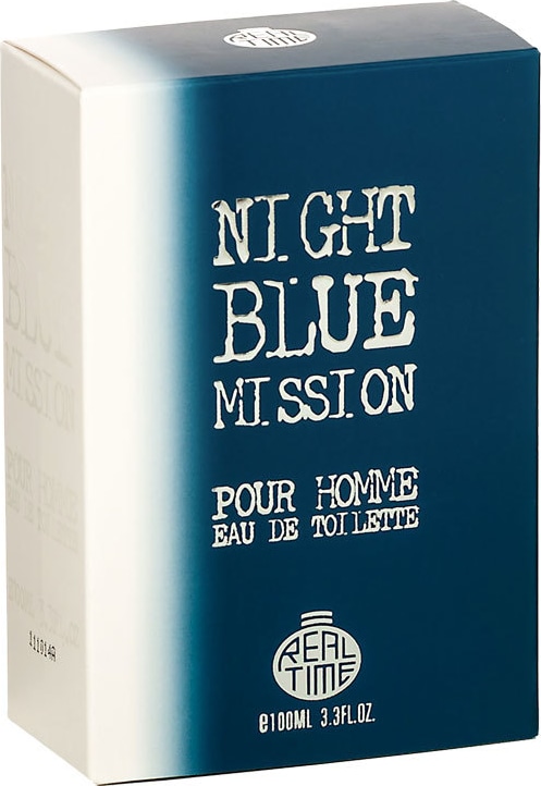 Night Blue Mission Real Time Eau de Toilette – Perfume Masculino 100ml