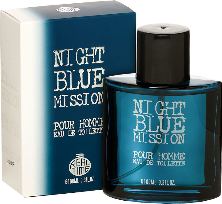 Night Blue Mission Real Time Eau de Toilette – Perfume Masculino 100ml