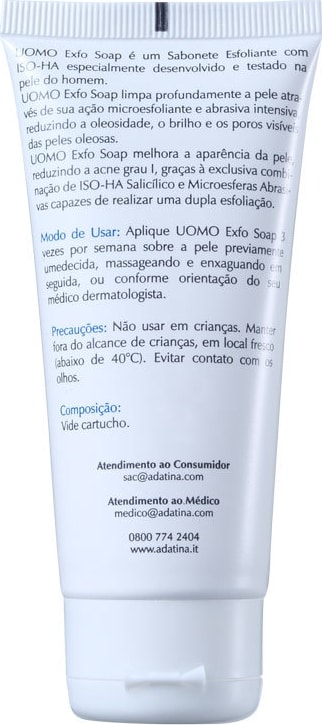 Ada Tina Uomo Exfo Soap - Sabonete Líquido Esfoliante 50g