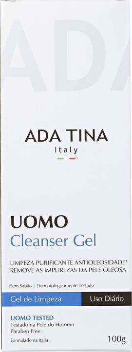 Ada Tina Uomo Cleanser - Gel de Limpeza Facial 100g
