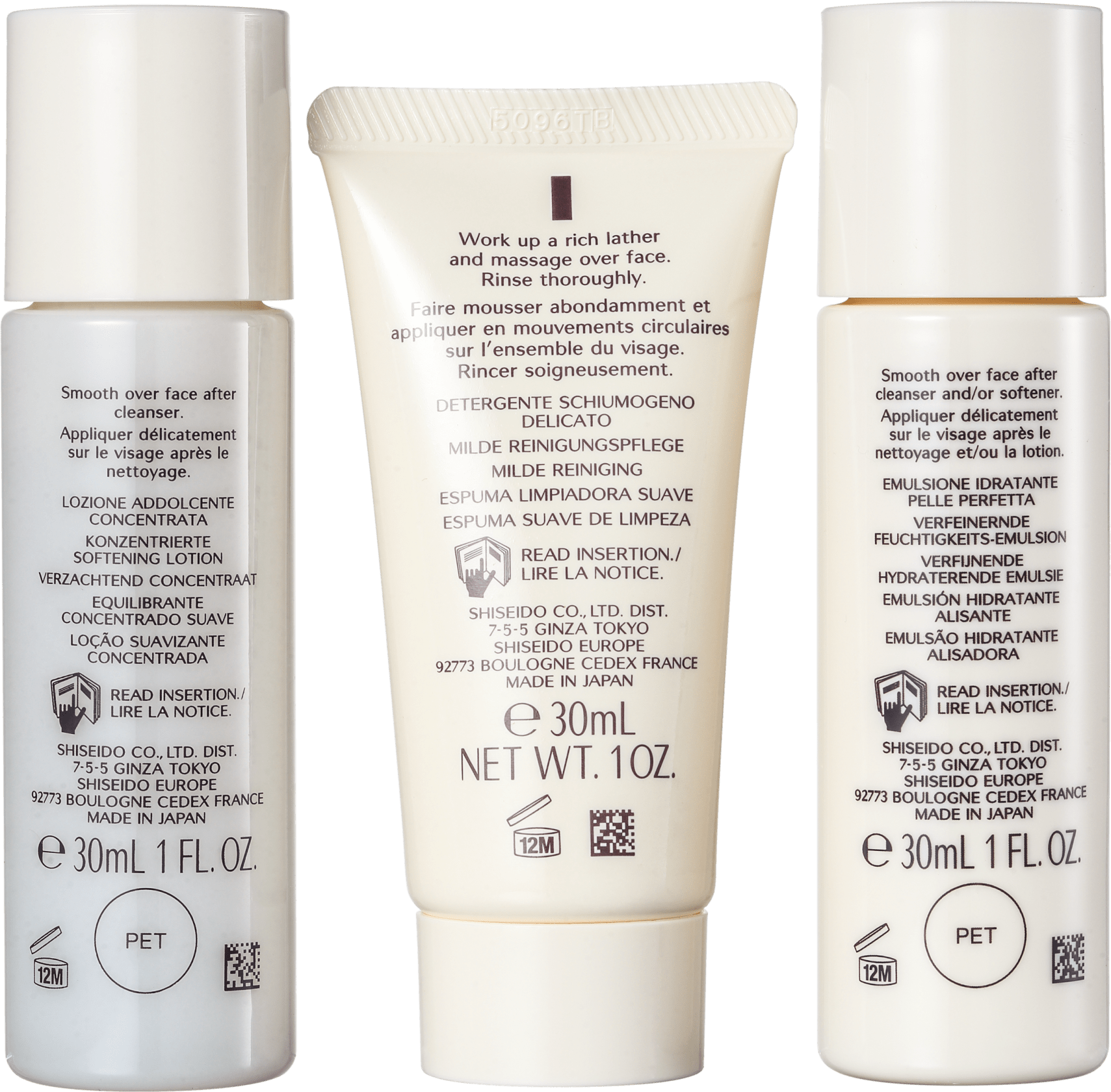 Kit Shiseido Ibuki Starter Ready (3 produtos)