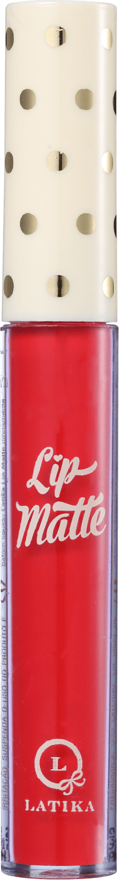 Latika Lip Vermelho Nº24 - Batom Líquido Matte 4ml