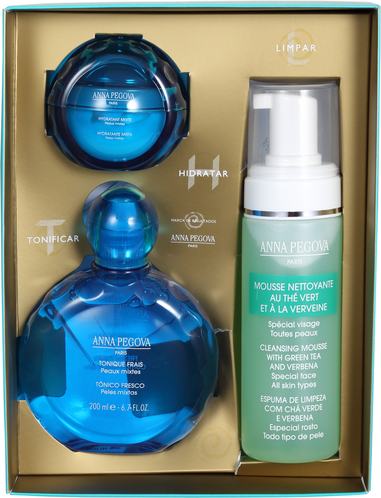 Kit Anna Pegova LTH Full Size Para Peles Mistas (3 Produtos)